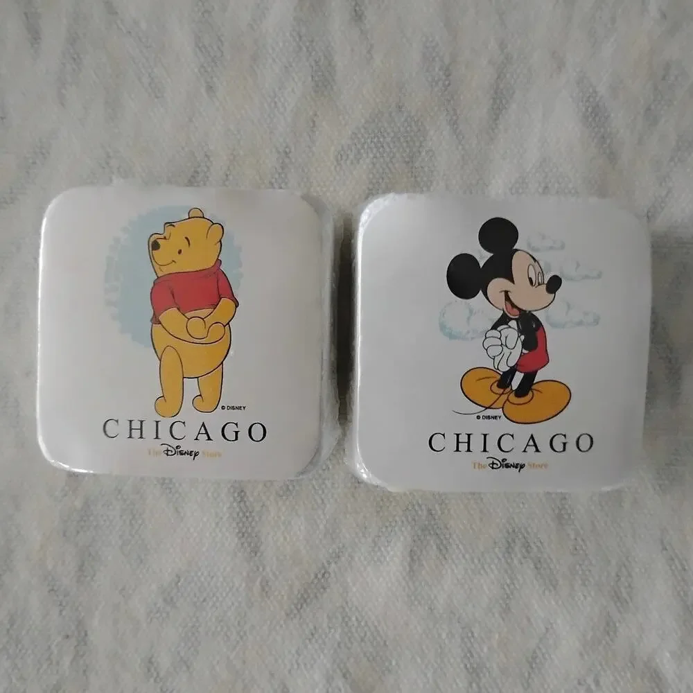 2 Vintage Disney Chicago Magic Towels Mickey Mouse Winnie The Pooh